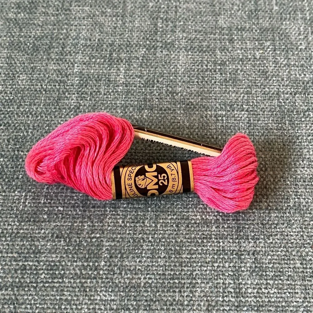 Pink Needlepoint Thread Yarn